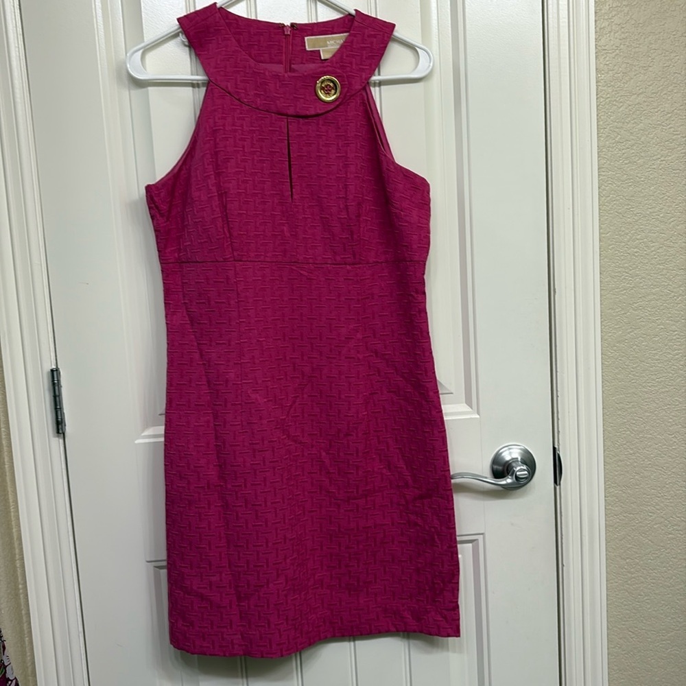 Michael‎ Michael Kors Fuchsia Knee length dress